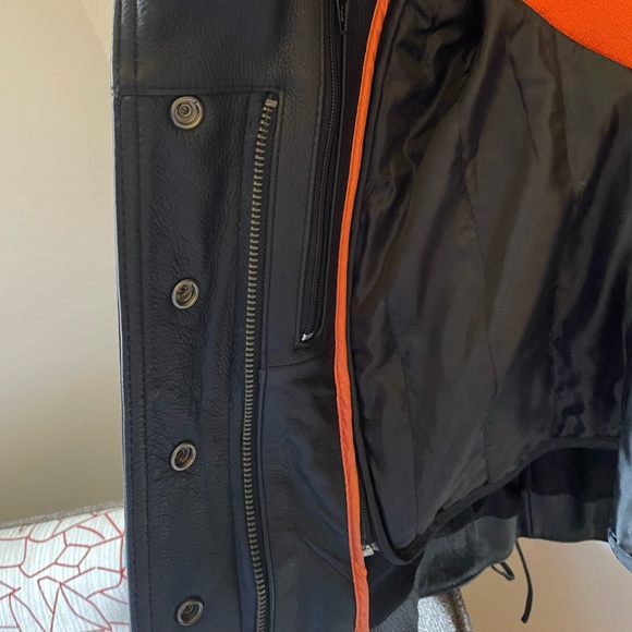 Genuine leather motorcycle jacket- Womens xxl - Picture 6 of 14